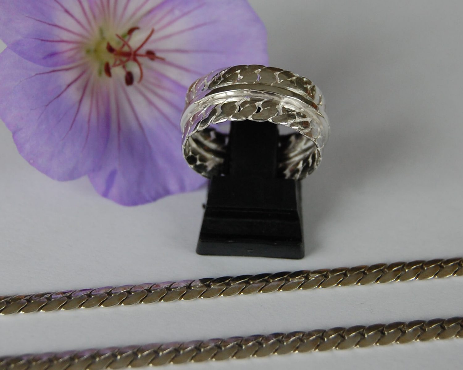 armband enkelband ring zilver